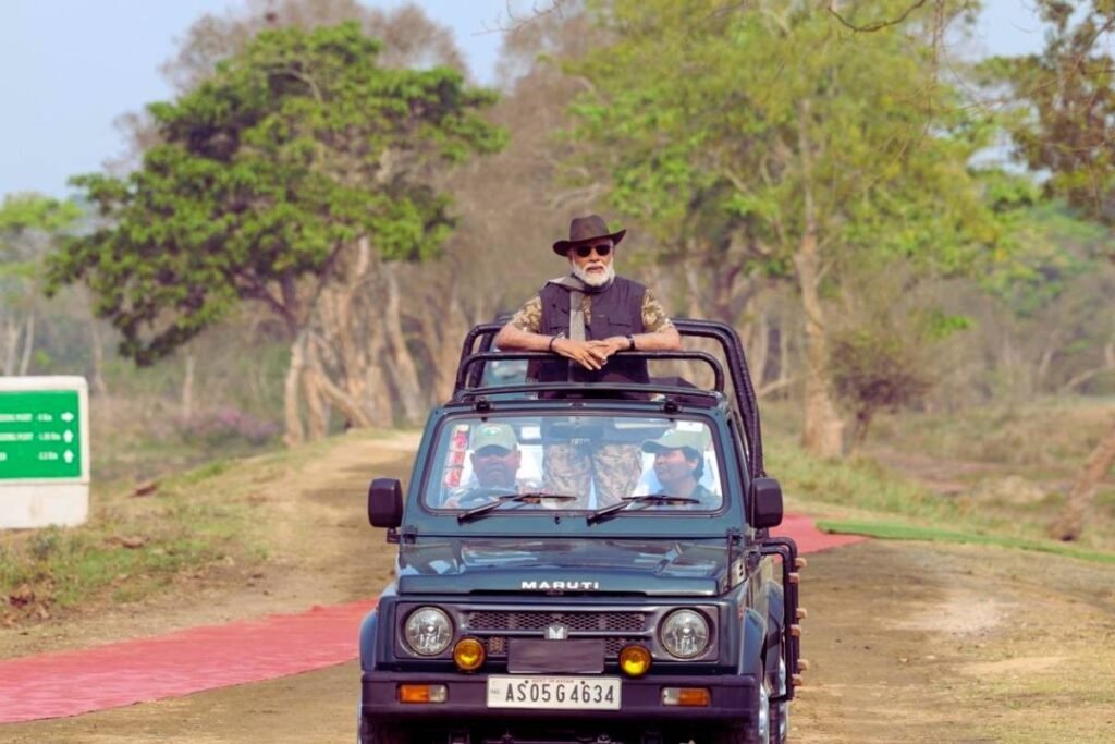 Prime Minister Narendra Modi Visits Kaziranga National Park